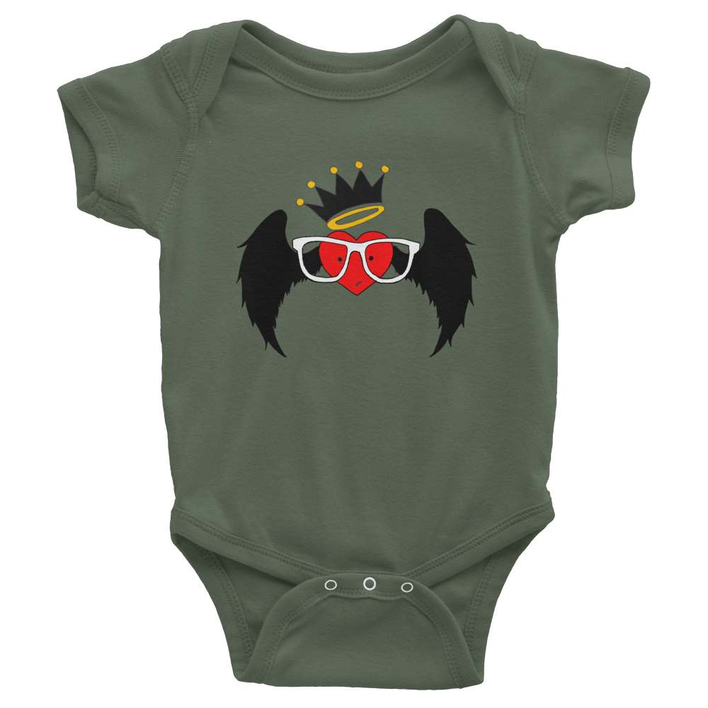 Baby Short Sleeve Rib One Piece: Braveheart - Image 9