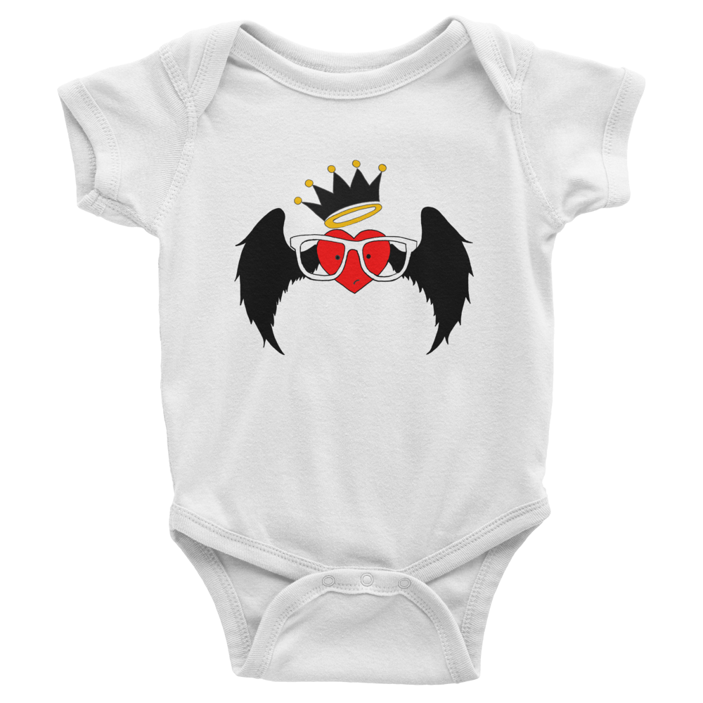 Baby Short Sleeve Rib One Piece: Braveheart