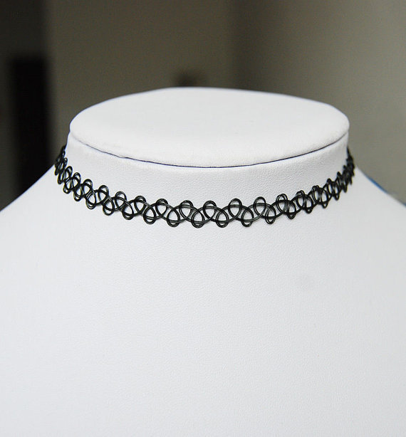 Tattoo Choker - Gift for Her Fashion Accessories Women Wear Necklaces Choker Goth - Image 3
