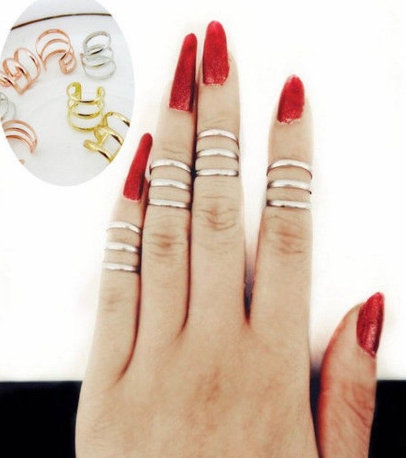 Tre Band Adjustable Ring